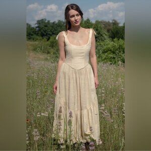 Of Her Own Kind Mirabelle Wild Silk Dress XS